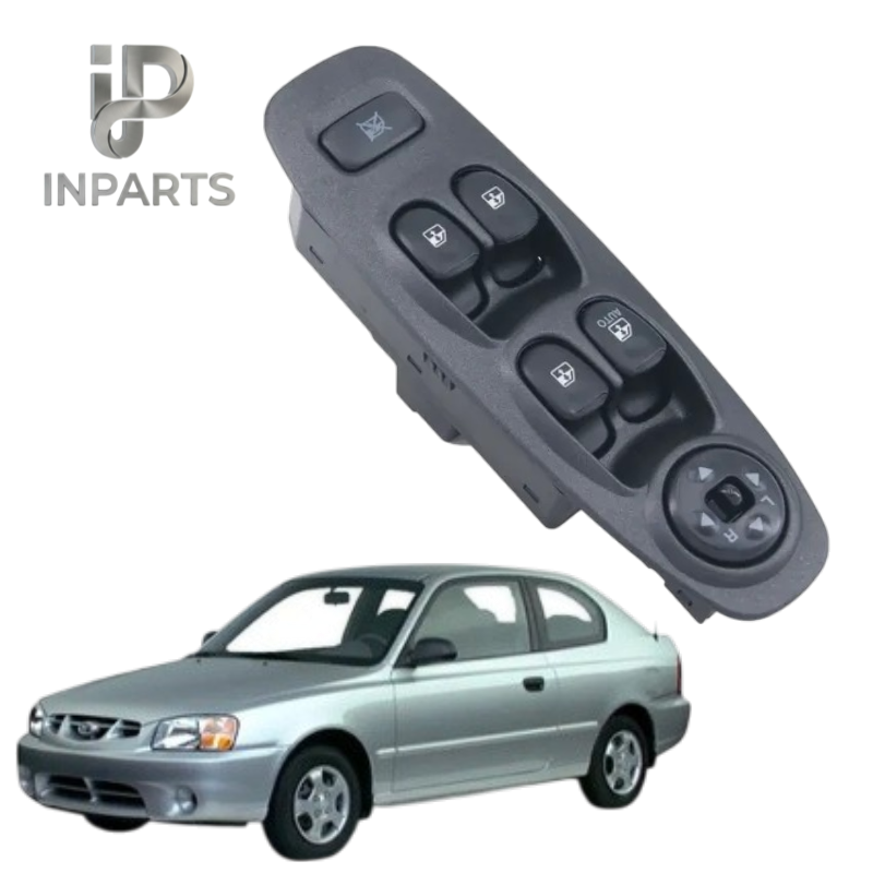 Interruptor Elevavidrio Principal Hyundai Accent 2002-2006