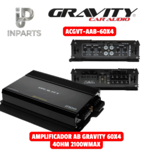AMPLIFICADOR AB GRAVITY 60X4 4OHM 2100WMAX