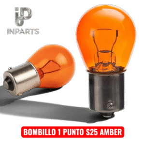 BOMBILLO 1 PUNTO S25 12V 21W BA15S AMBER-OKA