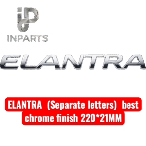 ELANTRA (Separate letters) best chrome finish 220*21MM