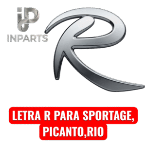 LETRA R PARA SPORTAGE, PICANTO, RIO