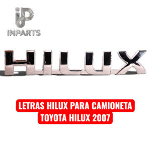 LETRAS HILUX PARA CAMIONETA TOYOTA HILUX 2007