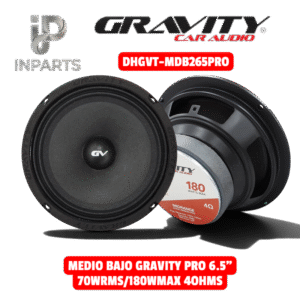 MEDIO BAJO GRAVITY PRO 6.5" 70WRMS/180WMAX 4OHMS