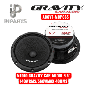 MEDIO GRAVITY CAR AUDIO 6.5" 140WRMS/560WMAX 4OHMS