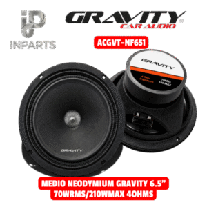 MEDIO NEODYMIUM GRAVITY 6.5" 70WRMS/210WMAX 4OHMS