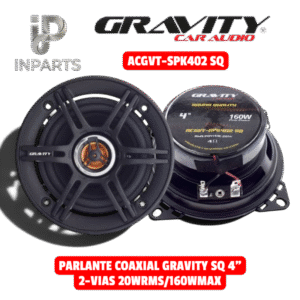 PARLANTE COAXIAL GRAVITY SQ 4" 2-VIAS 20WRMS/160WMAX