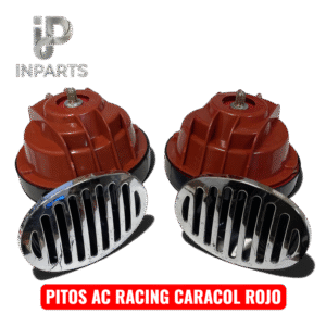 PITOS AC RACING CARACOL ROJO 12V UNIVERSAL