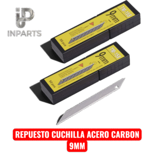 REPUESTO CUCHILLA ACERO CARBON 9MM